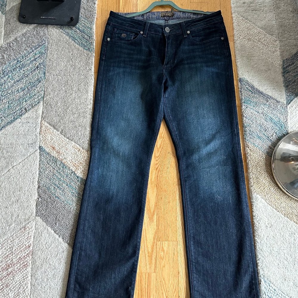 33W PAIGE Doheny Straight Leg Jean Men's size 33 Dark Wash Mid-Rise 34" Inseam